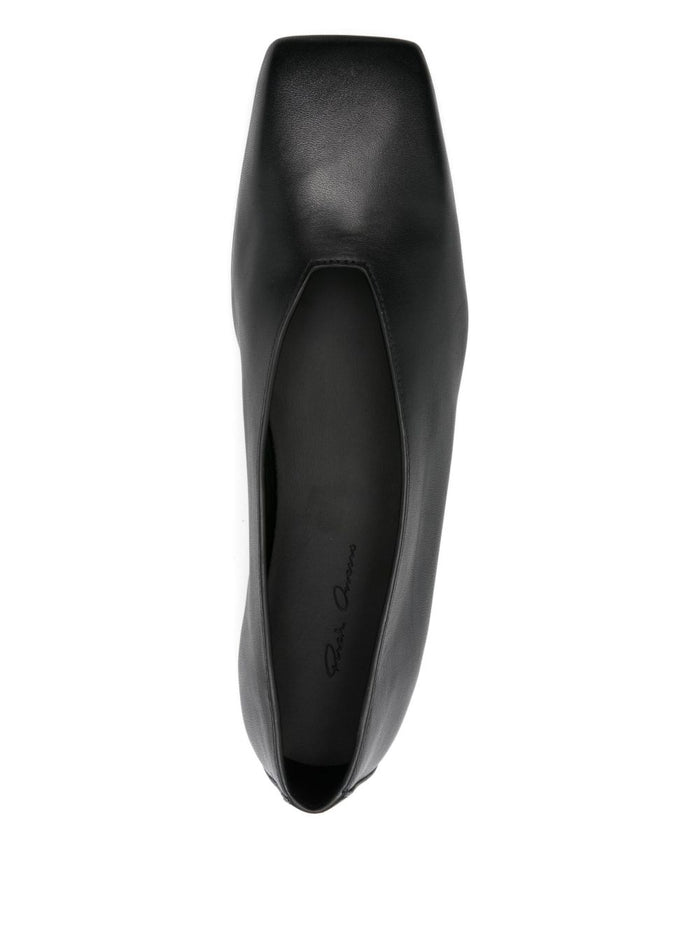 Rick Owens Flat shoes Black Outer: Leather