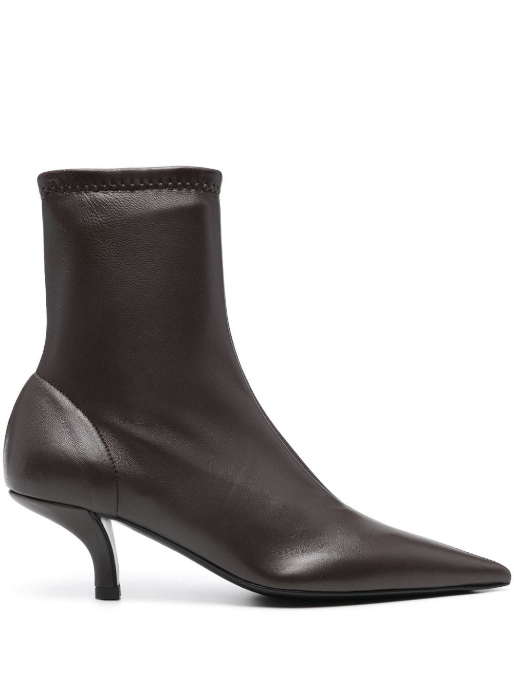 Toteme Main Boots Brown Lamb Leather
