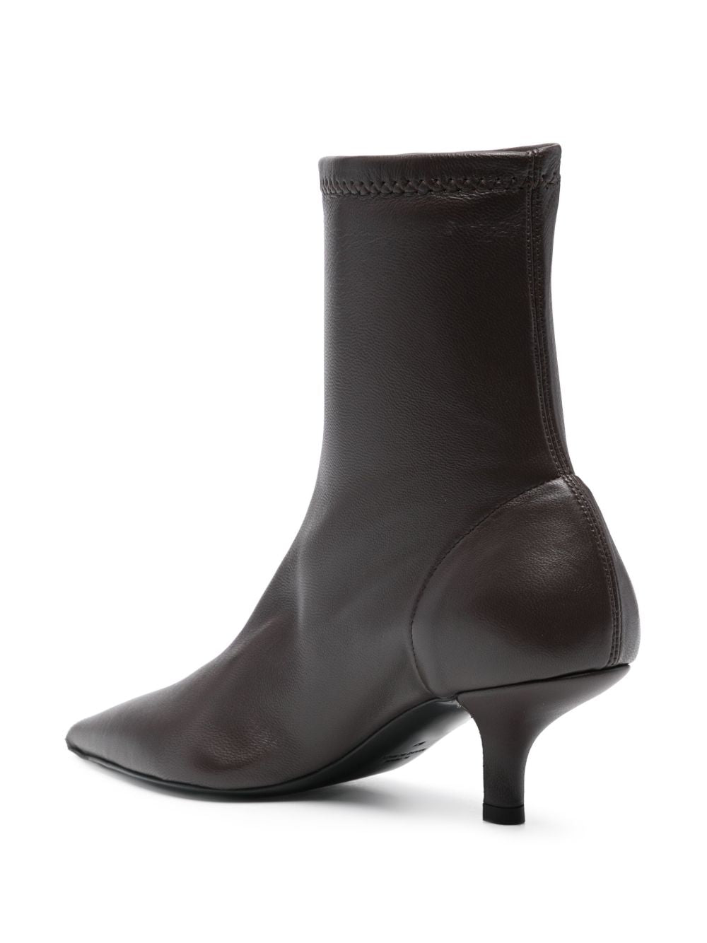 Toteme Main Boots Brown Lamb Leather