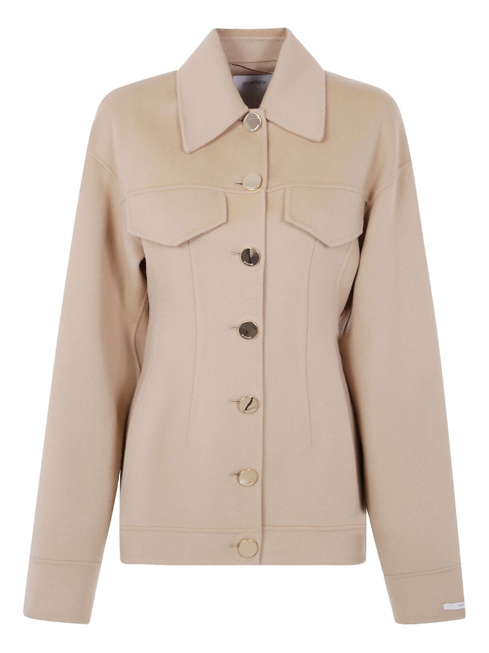 Sportmax Pre Coats Camel Wool