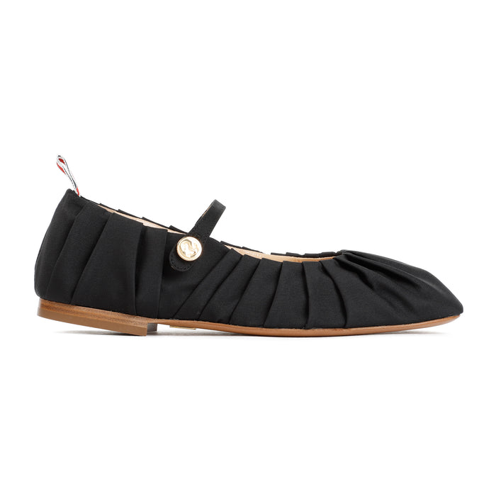 Ballerina Black Silk Shoe