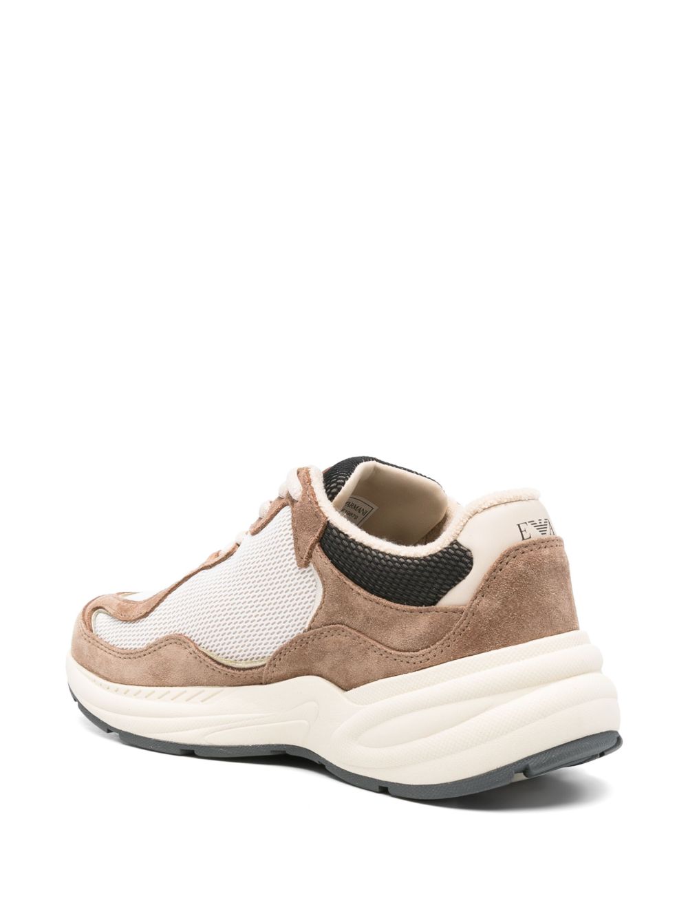 Emporio Armani Exclusive Sneakers Marrone Outer: Fabric