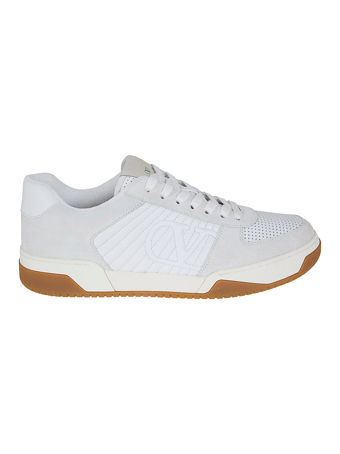 Sneaker Sparry Crosta Nappa Traforata White Leather Calzature