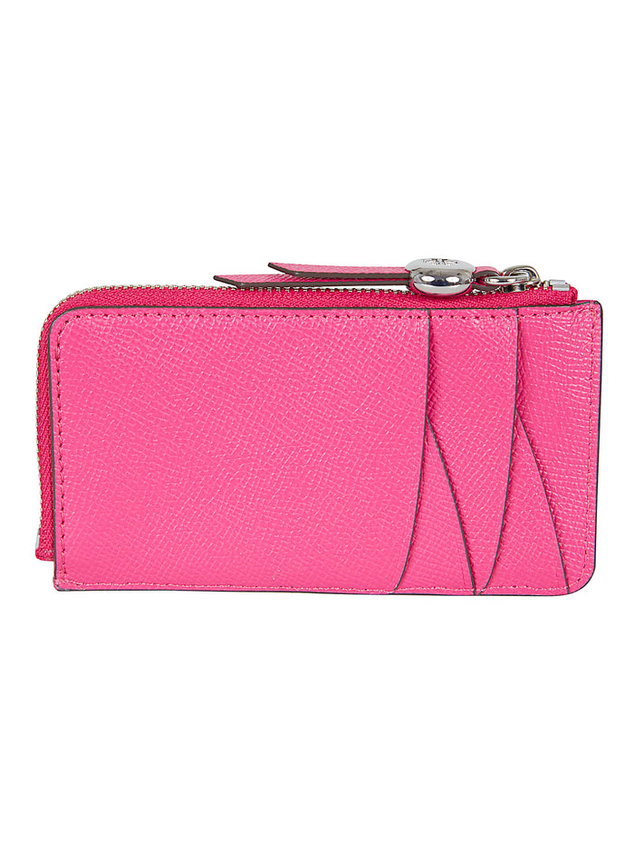 Romy Zip Card Case Pink & Purple Minuteria