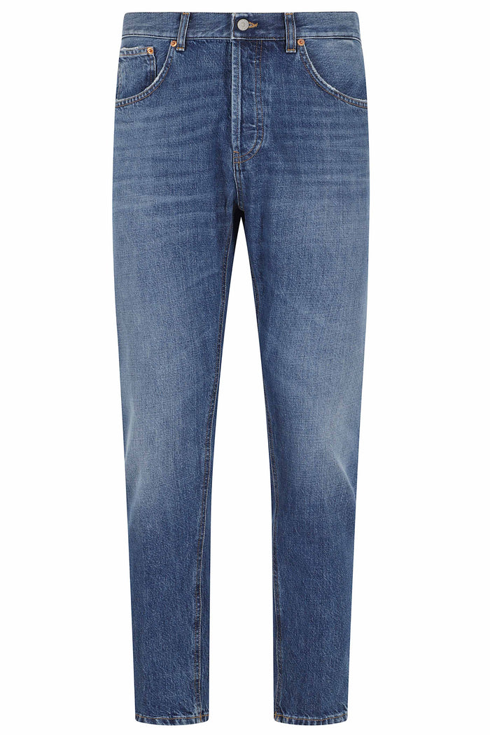 Jeans 5tasche Carrot Slim Dian Blue Cotone