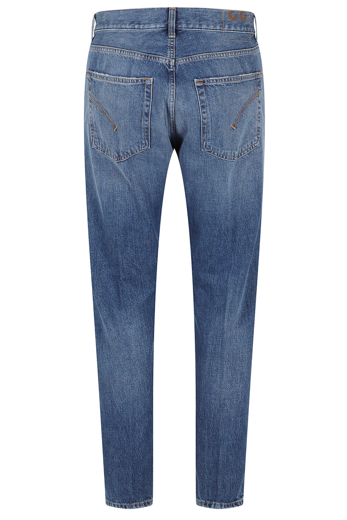 Jeans 5tasche Carrot Slim Dian Blue Cotone