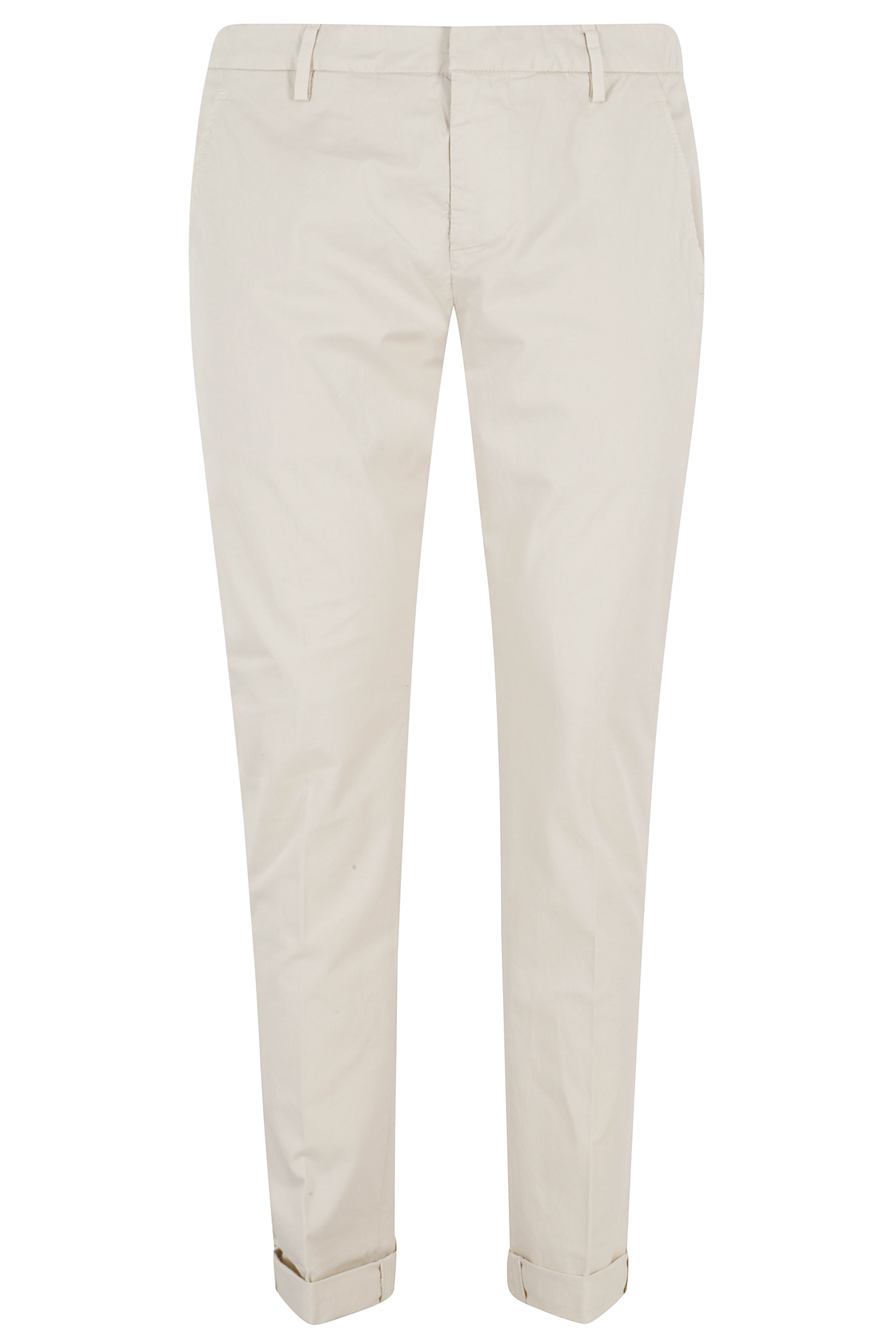 Pantalone Slim Chino Gaubert Nude & Neutrals Cotone Elastan Pantaloni