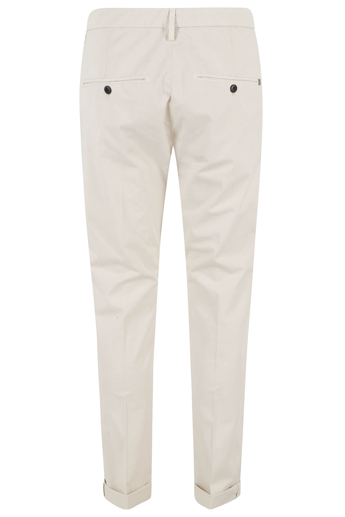 Pantalone Slim Chino Gaubert Nude & Neutrals Cotone Elastan Pantaloni