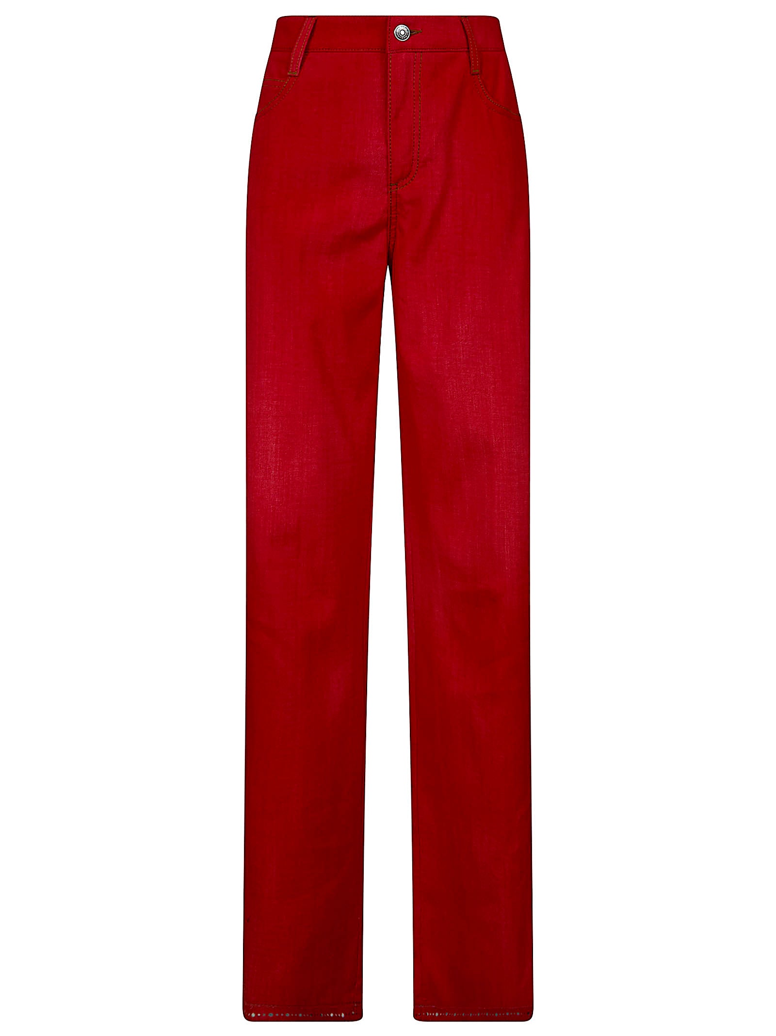 Baggy Pants Red Jean