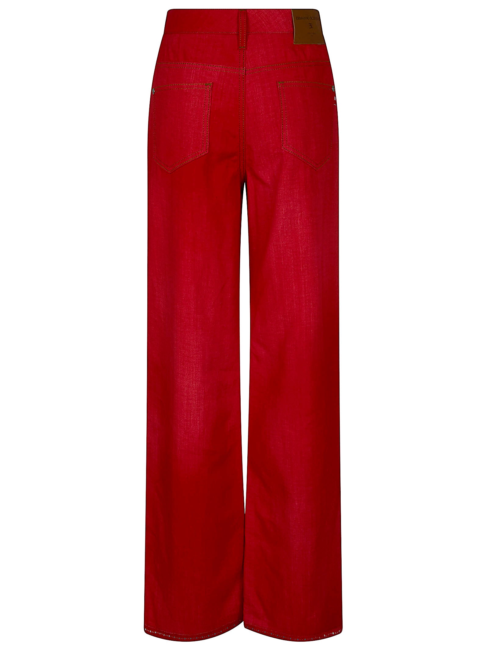 Baggy Pants Red Jean