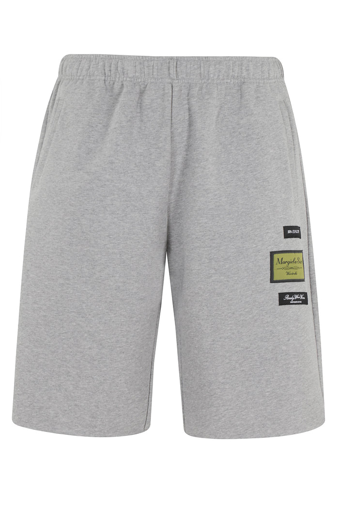 Short Grey Cotton Polyester