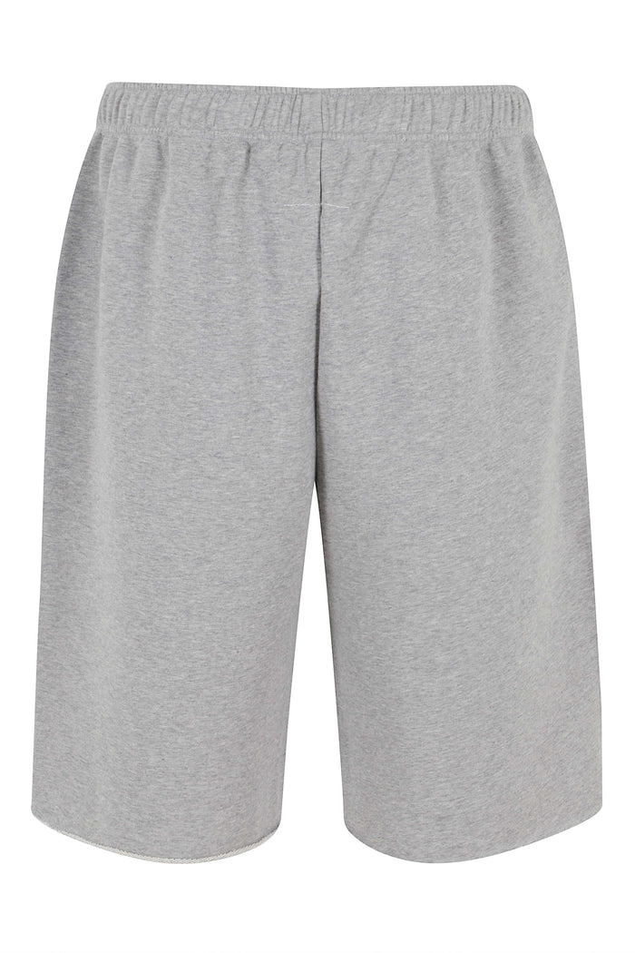 Short Grey Cotton Polyester