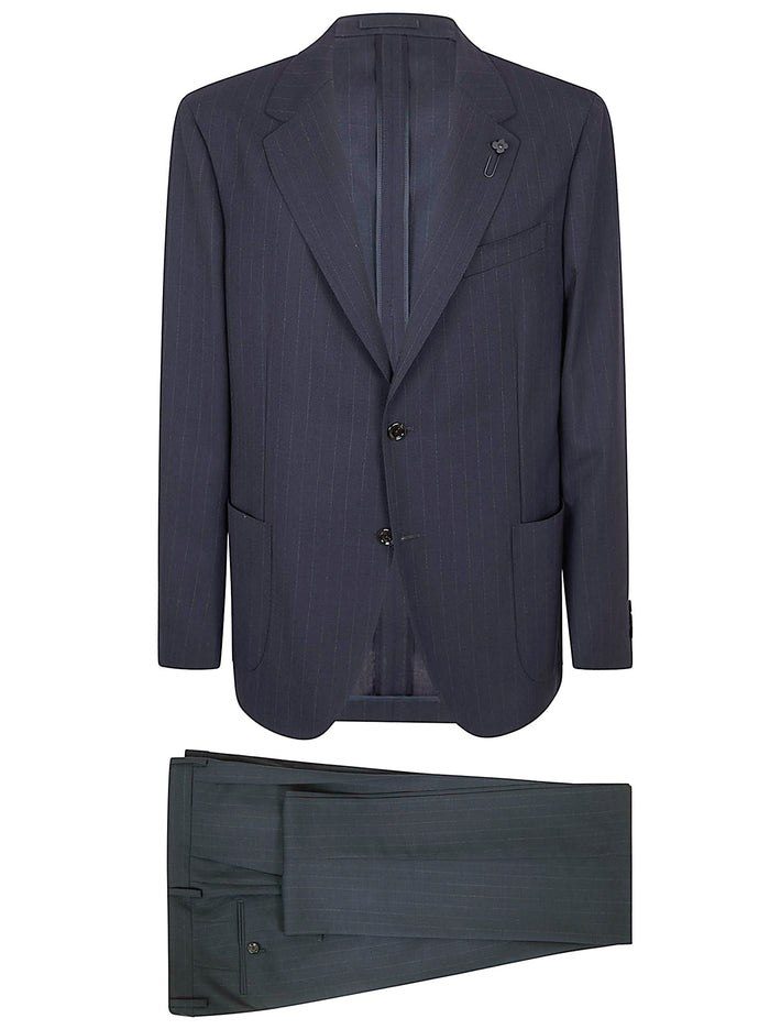 Abito Uomo Roma Blue Pura Lana Vergine