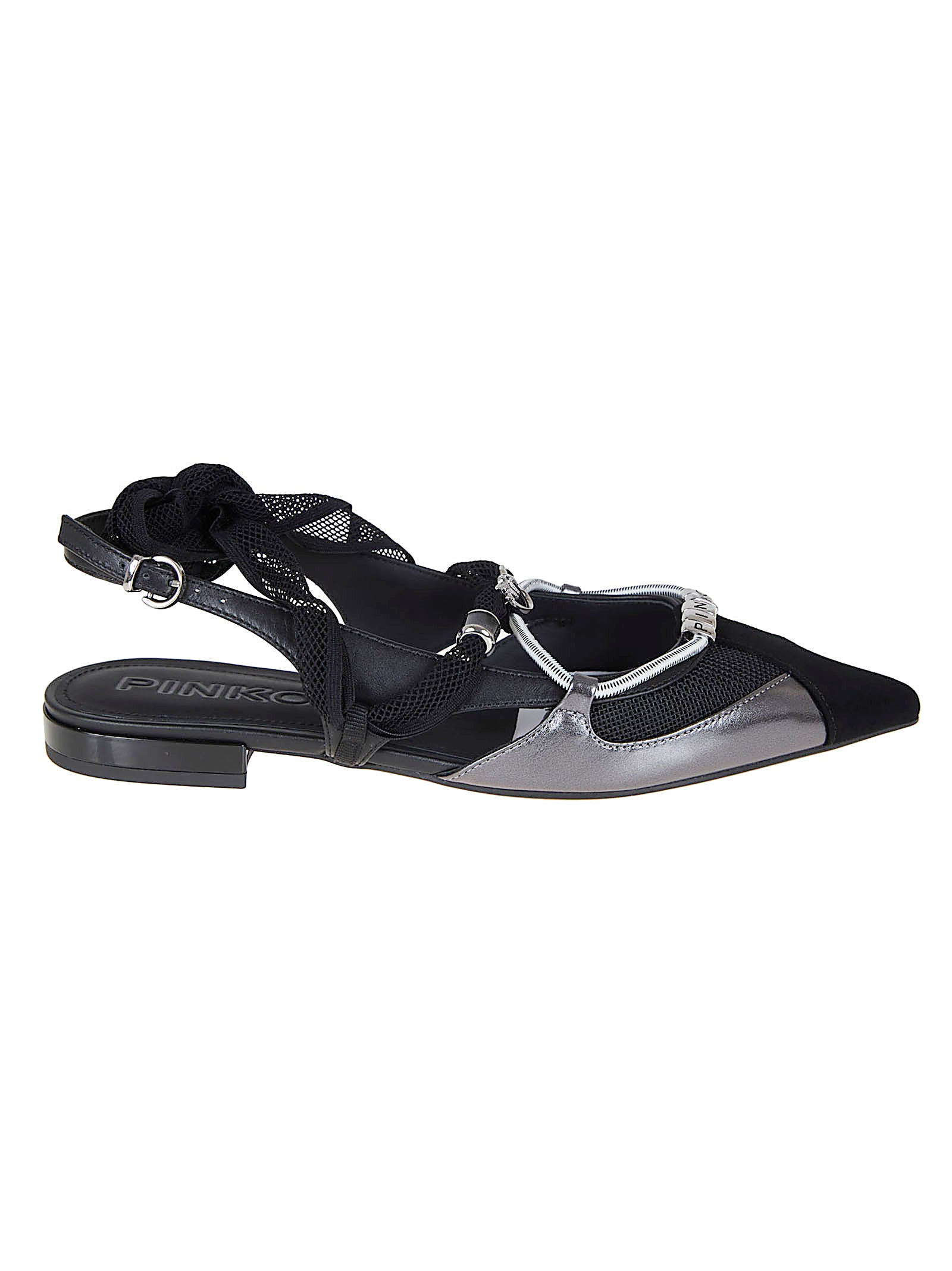 Gianira 30 - Sling Back Nappa Black Calzature