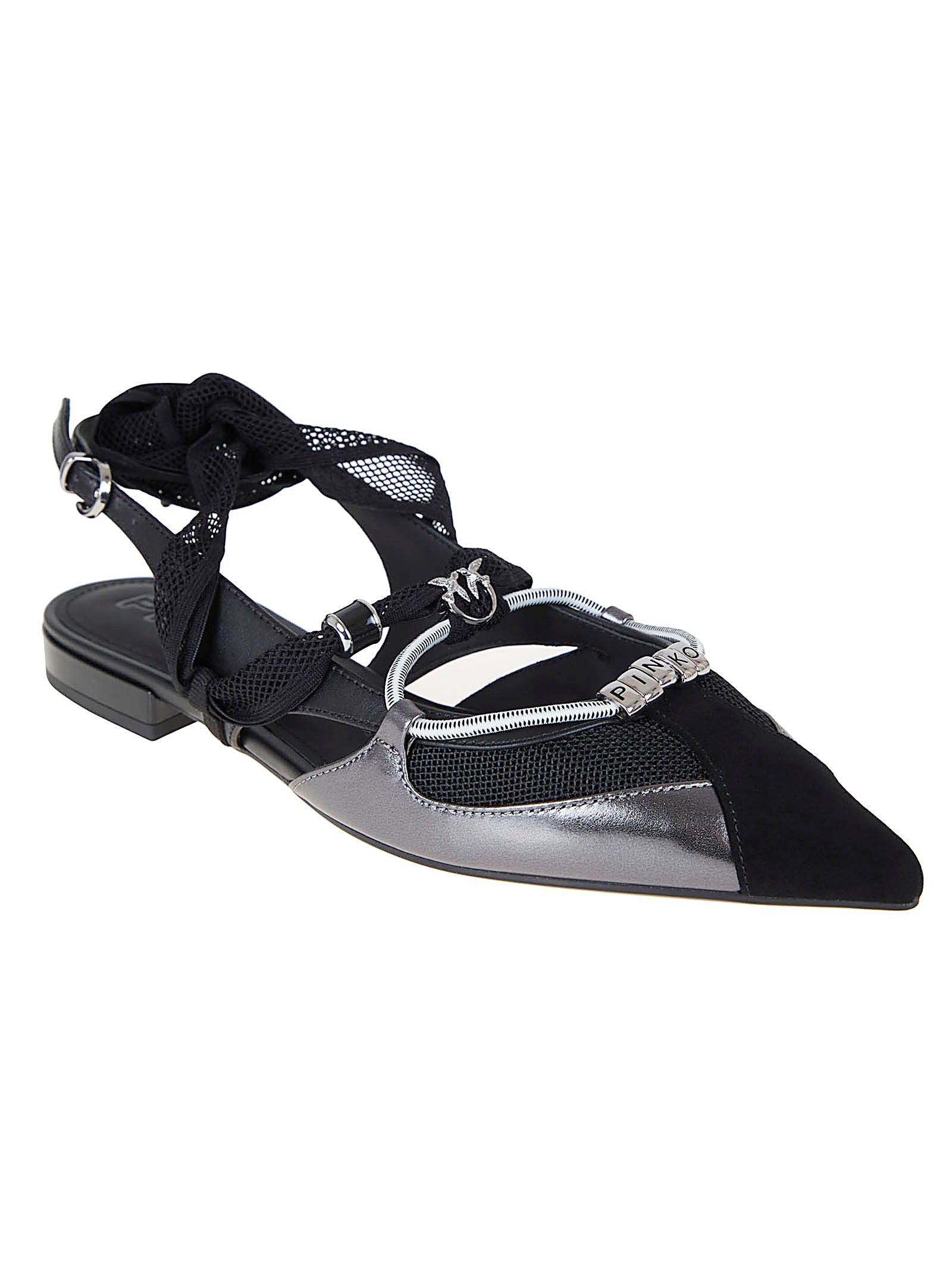 Gianira 30 - Sling Back Nappa Black Calzature