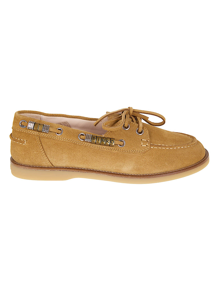 Grace 01 - Mocassino Cow Suede Brown Bos Taurus (cow); Calzature