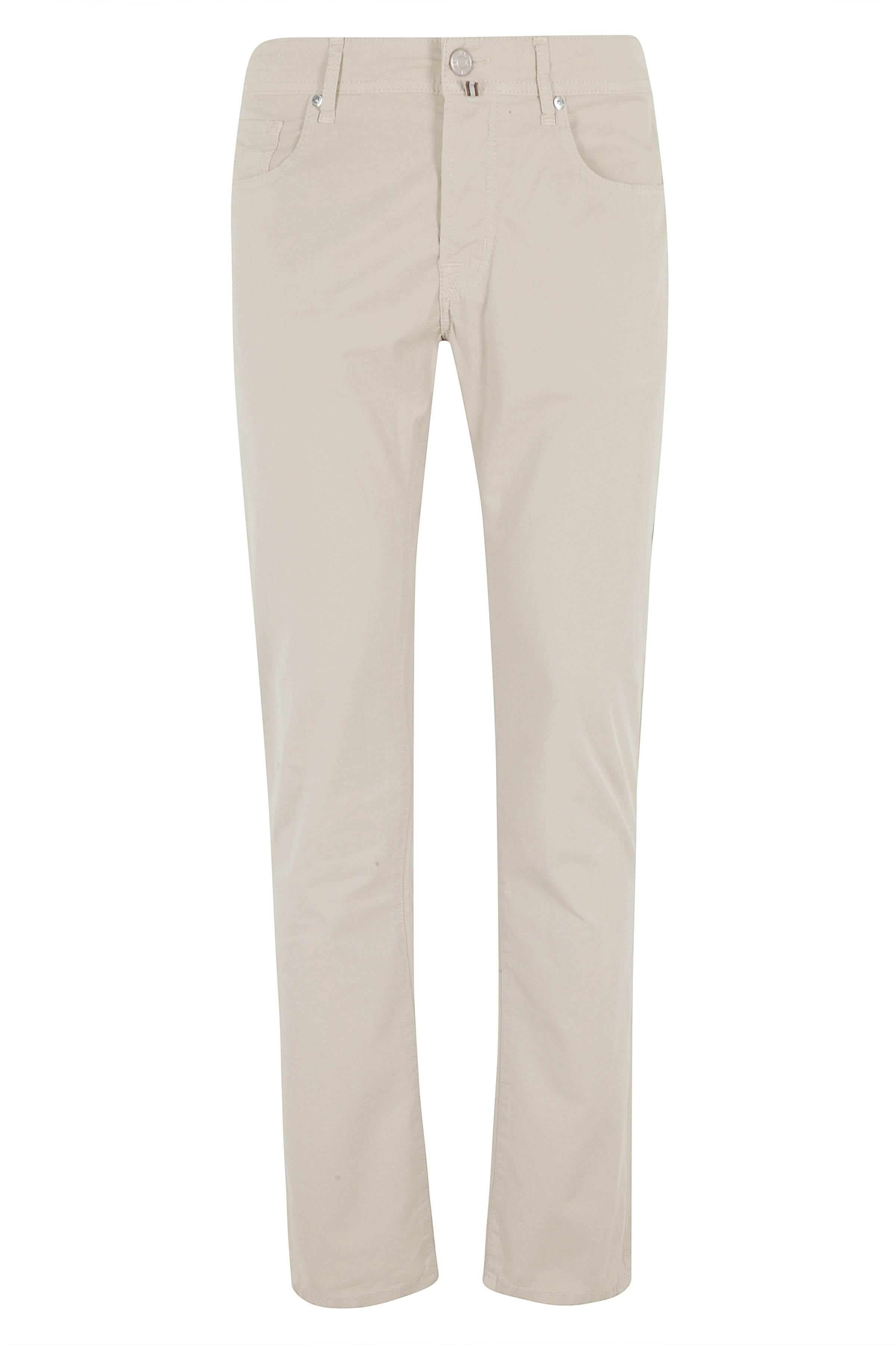 Pant 5 Pkt Slim Fit Bard Tinto Reattivo Nude & Neutrals Cotone Elastan Pantaloni