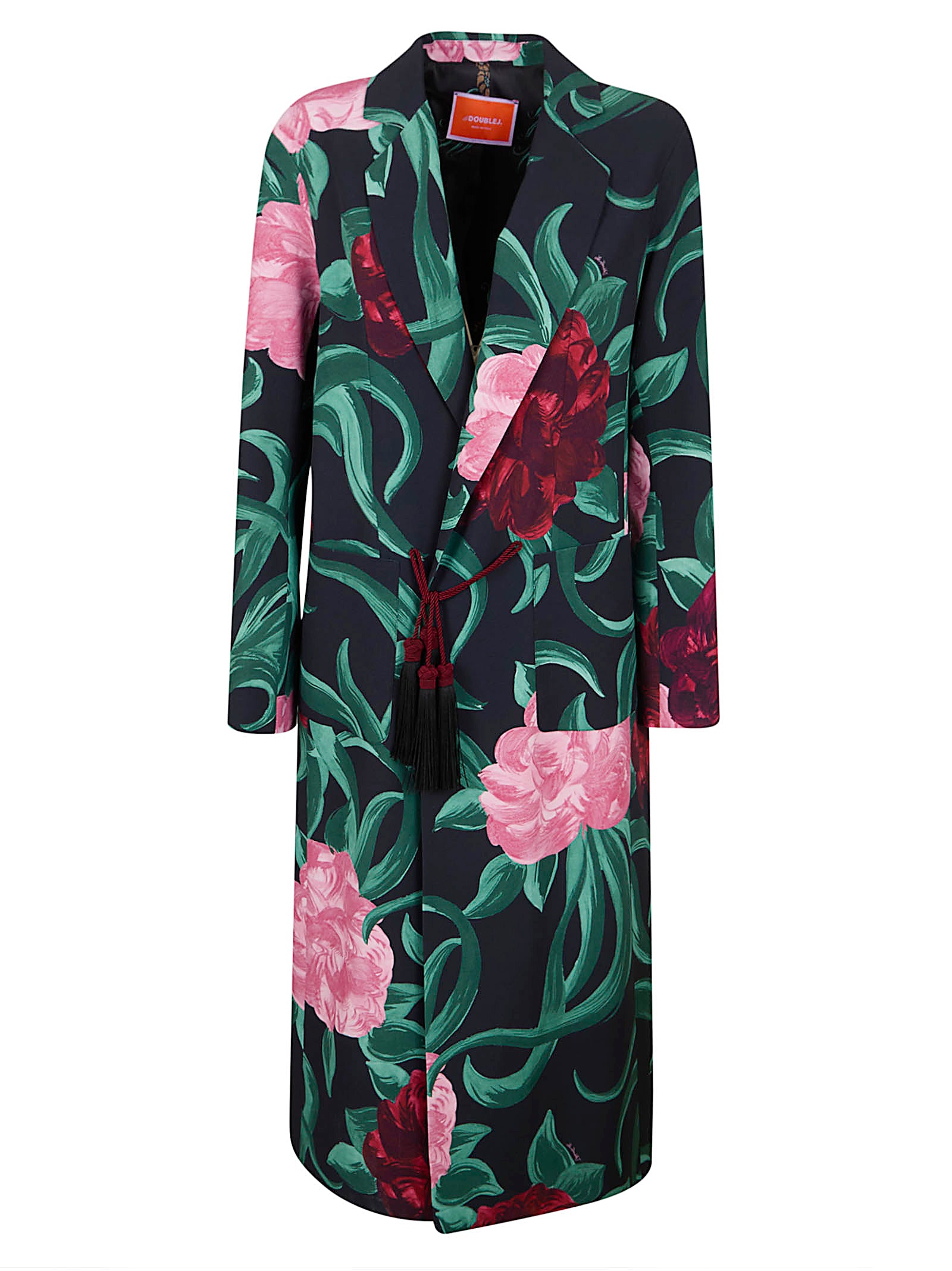 Duster Coat Blue Viscose Cappotto
