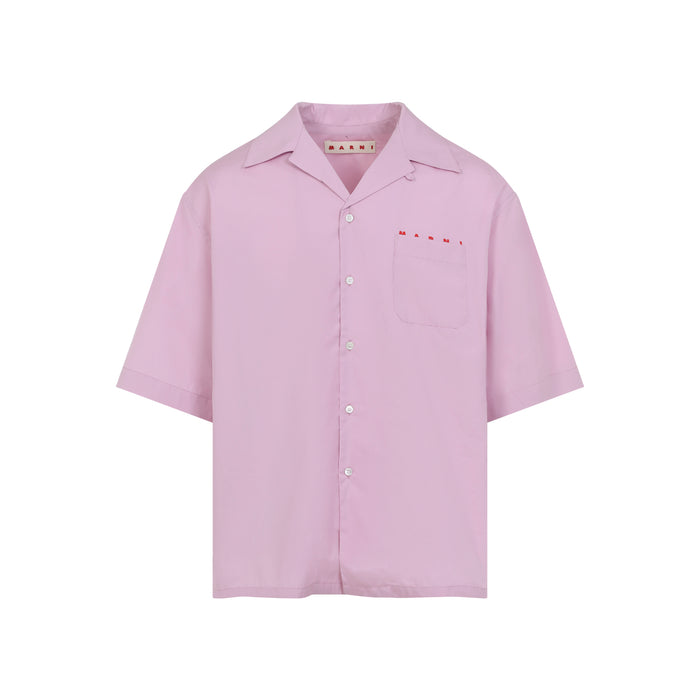 S-S Shirt Pink & Purple Cotton