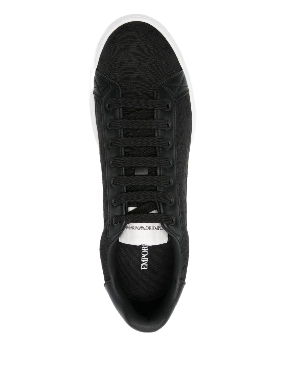 Emporio Armani Exclusive Sneakers Nero Outer: Calf Leather