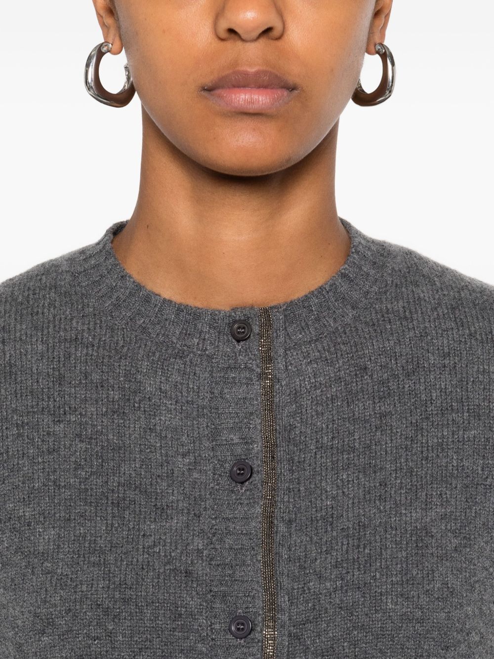 Fabiana Filippi Sweaters Grey Eco Brass