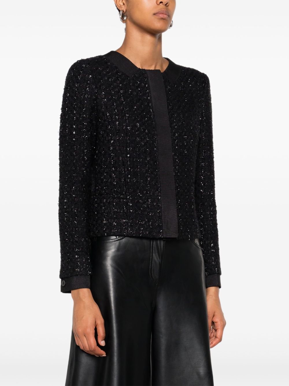 Emporio Armani Jackets Black Acrylic
