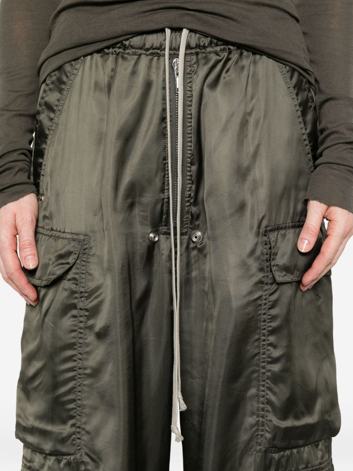 Rick Owens Trousers Green Cupro