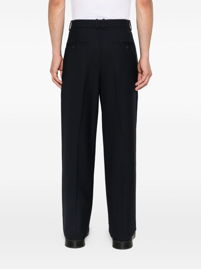 Saint Laurent Trousers Blue Outer: wool