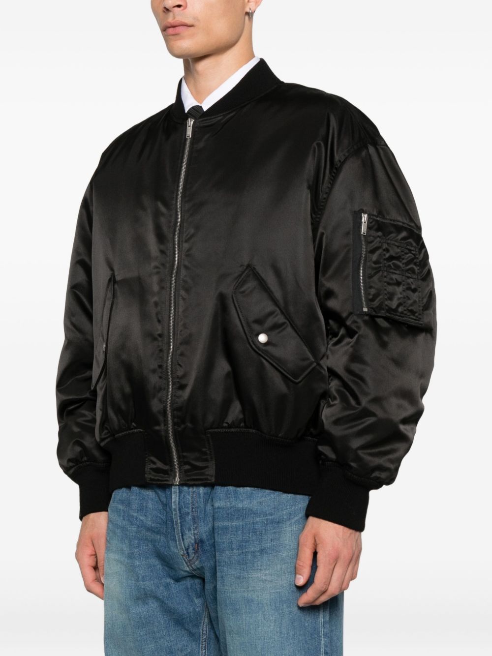 Saint Laurent Coats Black Outer: Polyamide