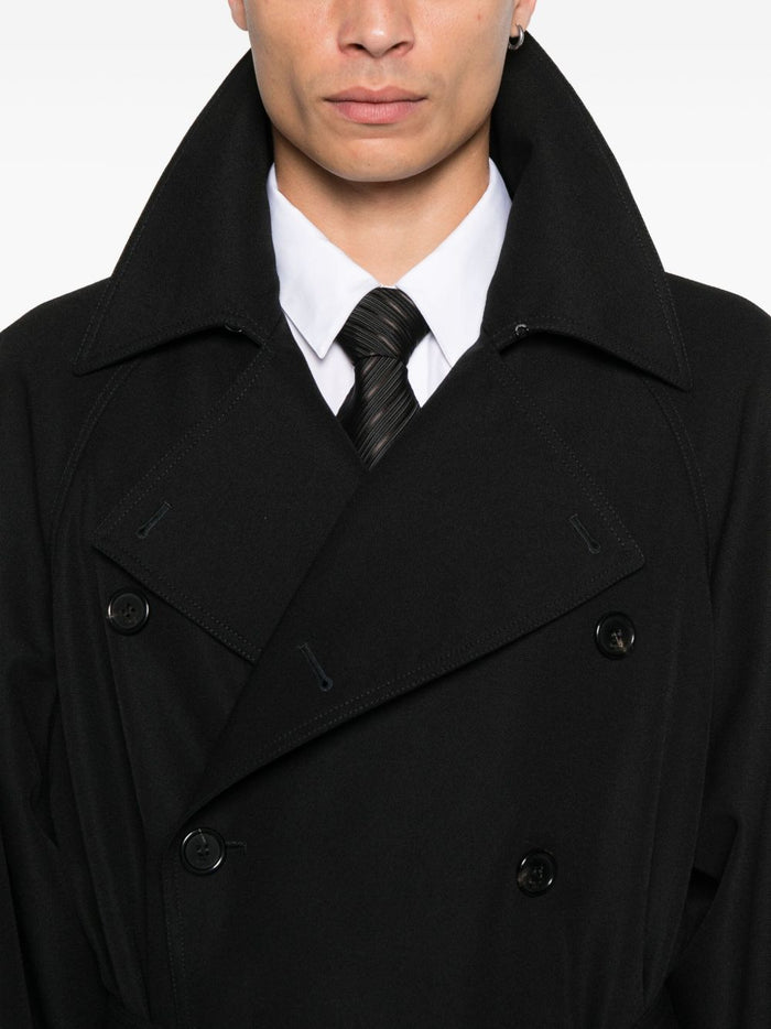 Saint Laurent Coats Black Outer: Wool