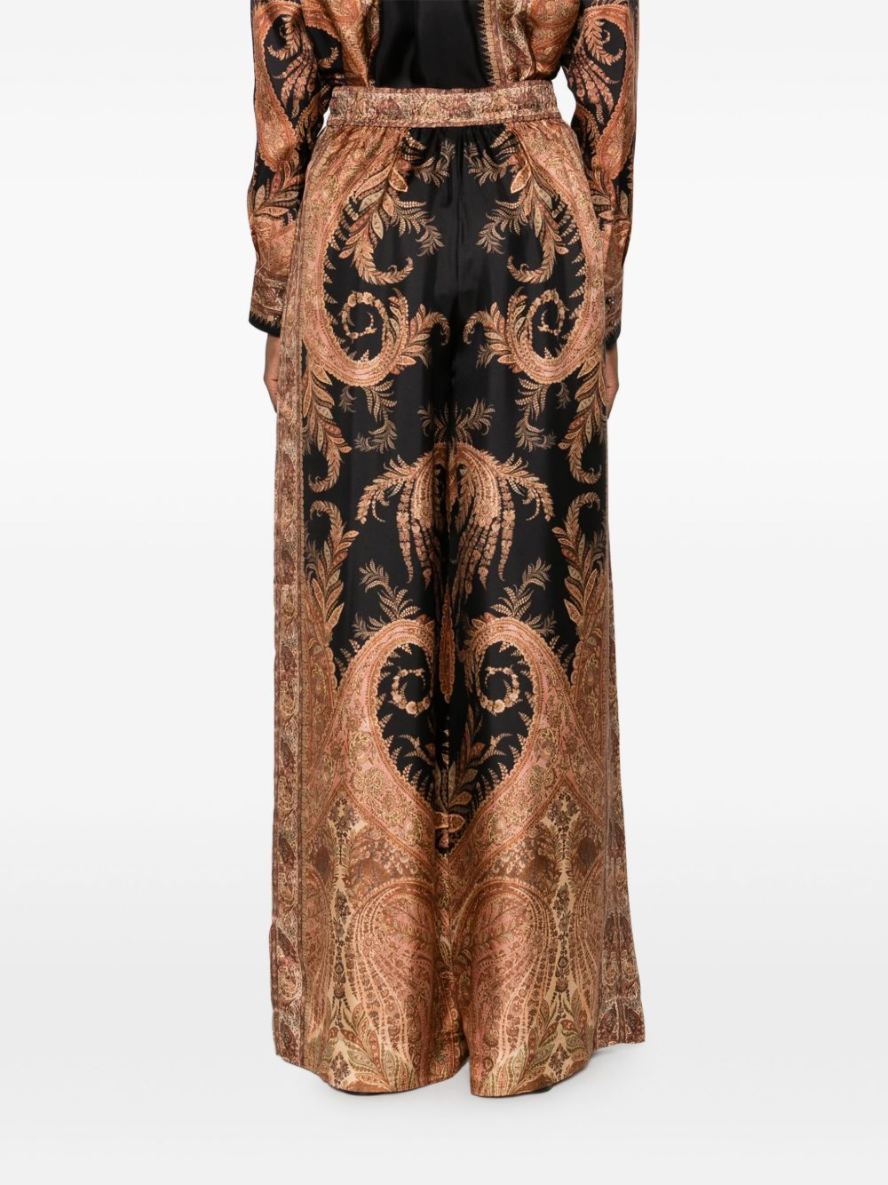 Zimmermann Trousers Black Silk