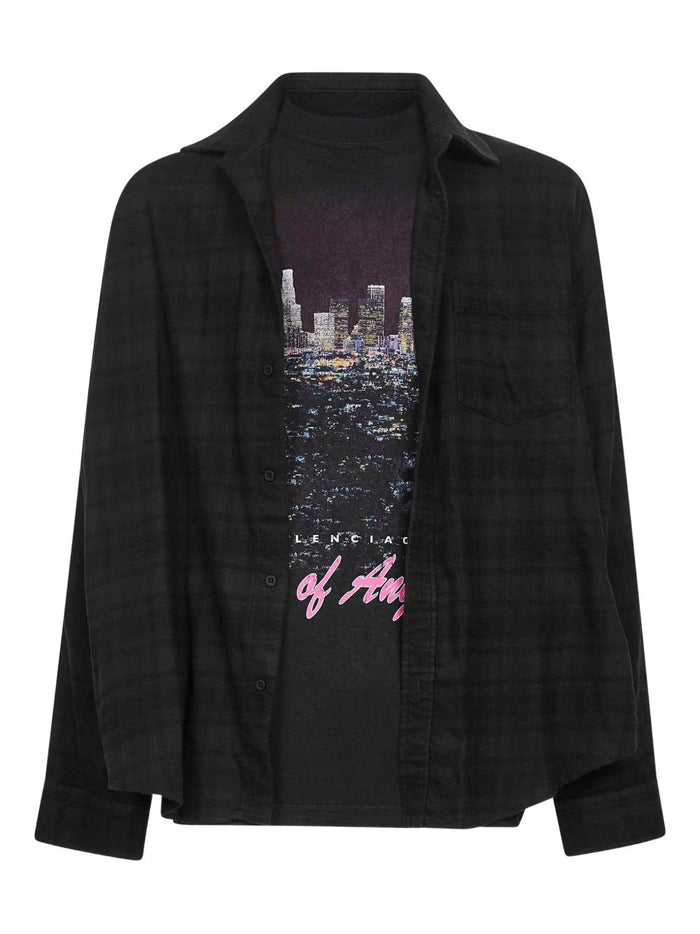 Balenciaga Shirts Black Cotton