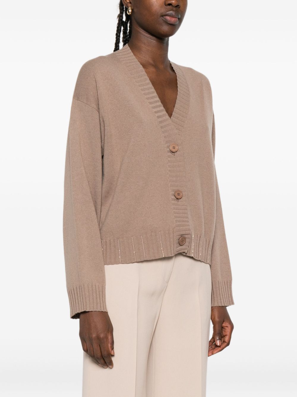 Fabiana Filippi Sweaters Brown Virgin Wool