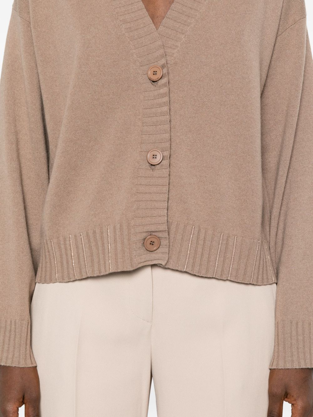 Fabiana Filippi Sweaters Brown Virgin Wool