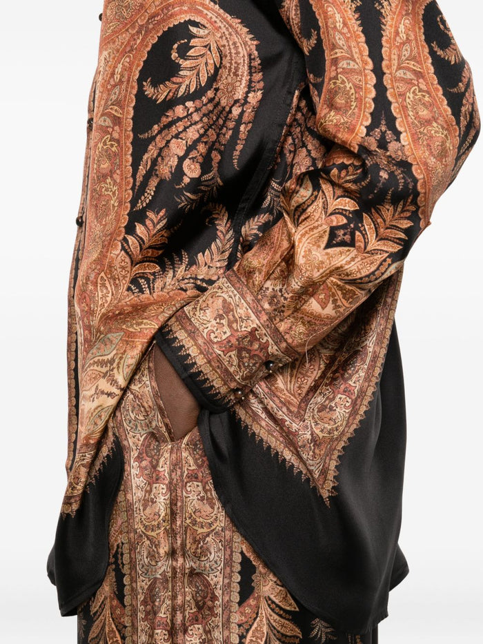 Zimmermann Shirts Black Silk