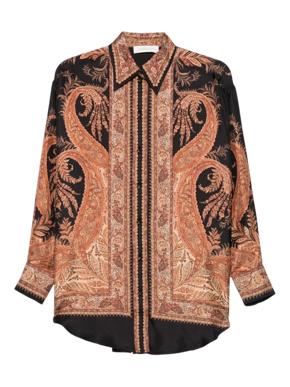 Zimmermann Shirts Black Silk