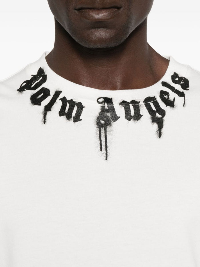 Palm Angels T-Shirts And Polos White Cotton