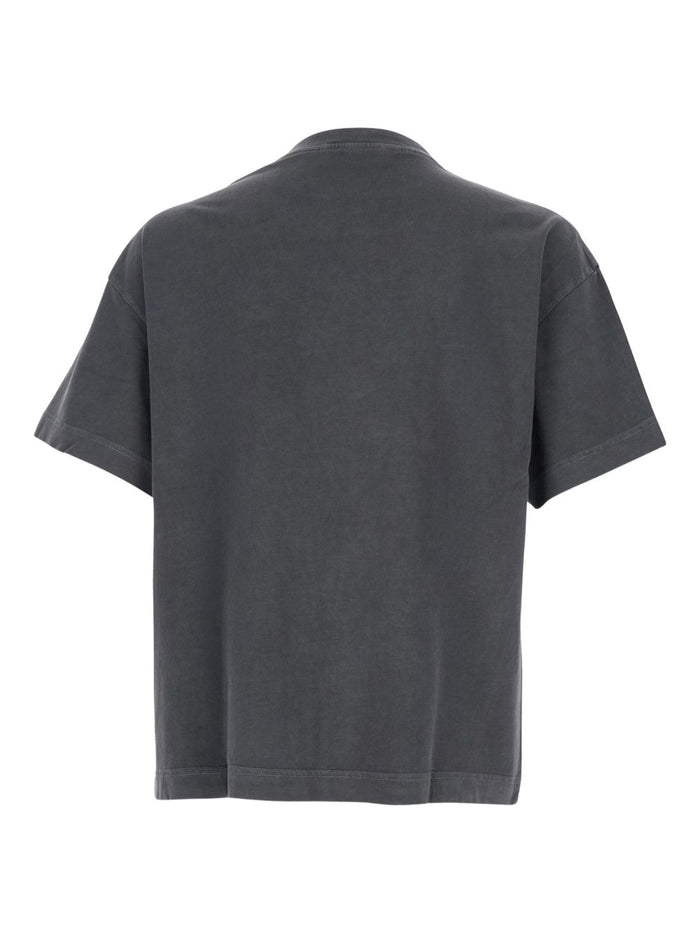 Palm Angels T-Shirts And Polos Grey Cotton
