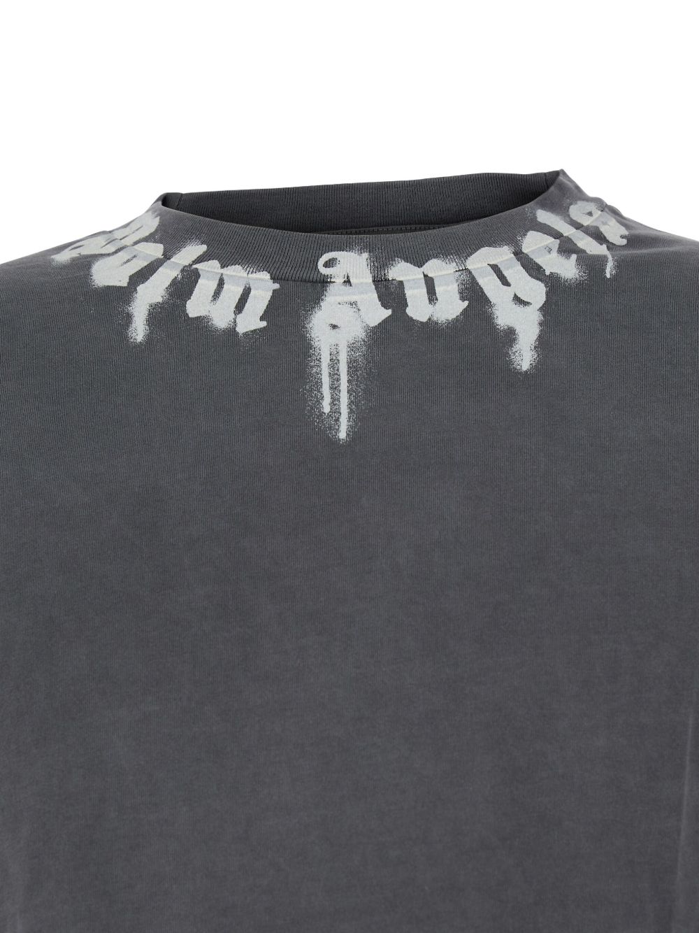 Palm Angels T-Shirts And Polos Grey Cotton