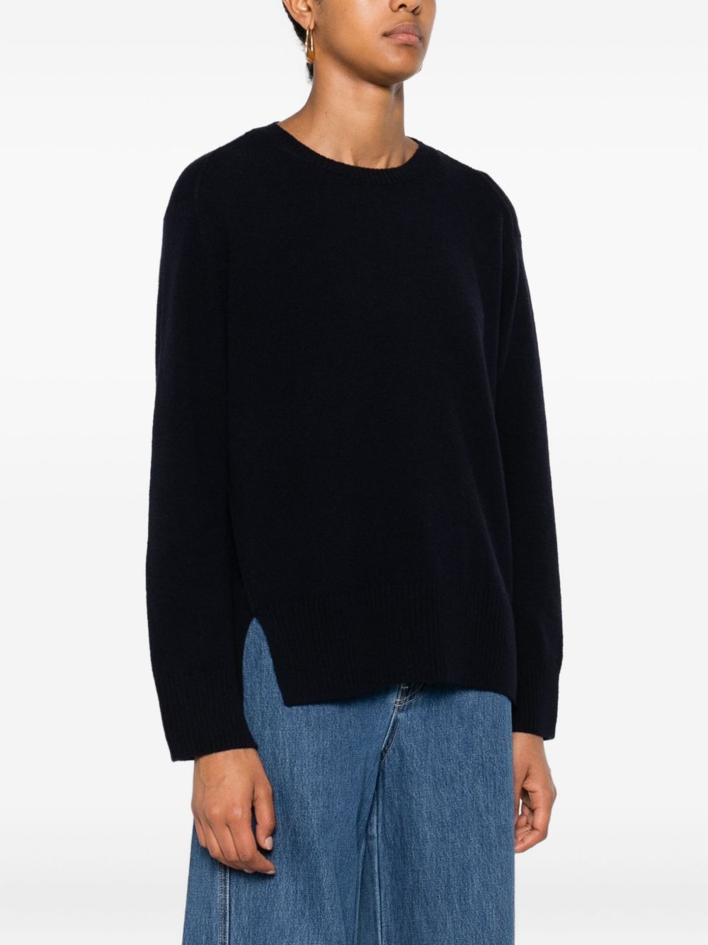 Beyou Sweaters Blue Cashmere