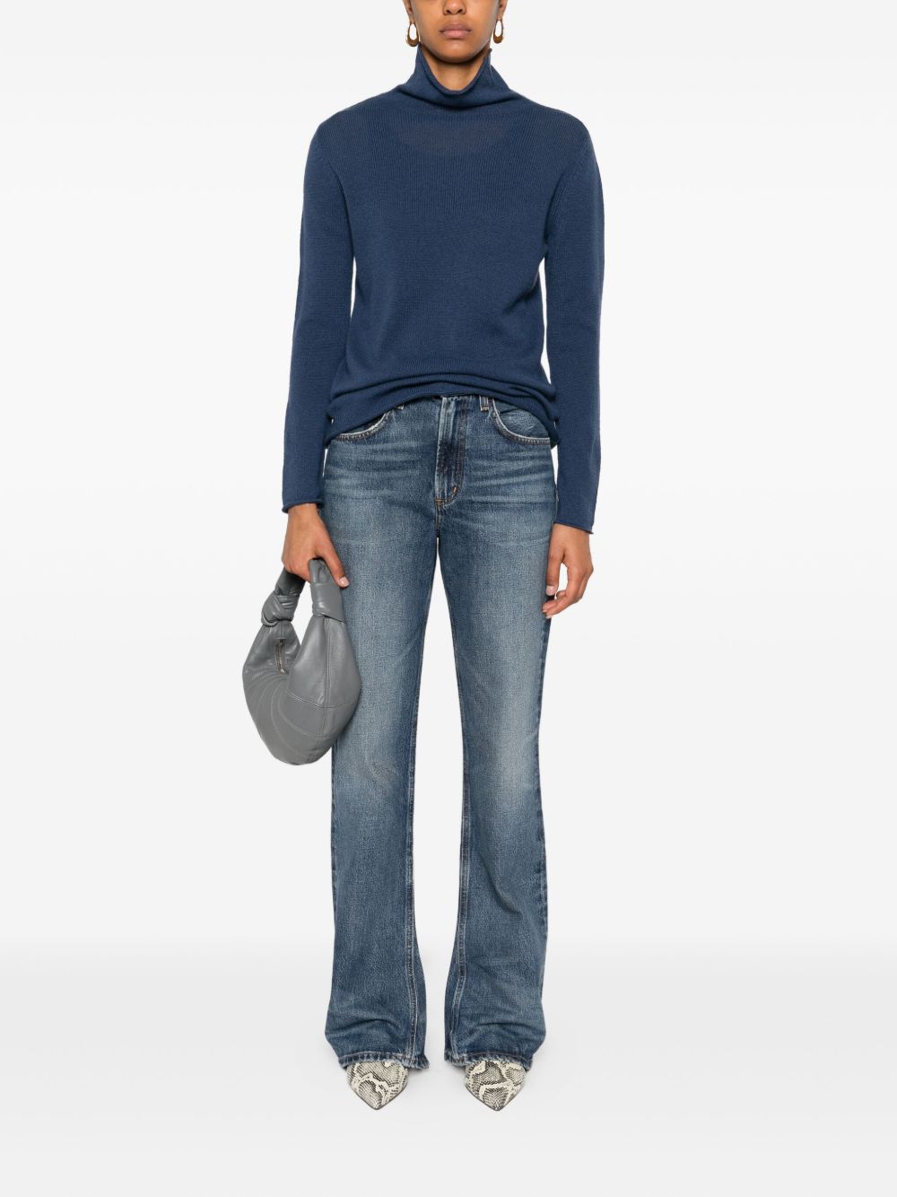 Beyou Sweaters Clear Blue Cashmere 100 %