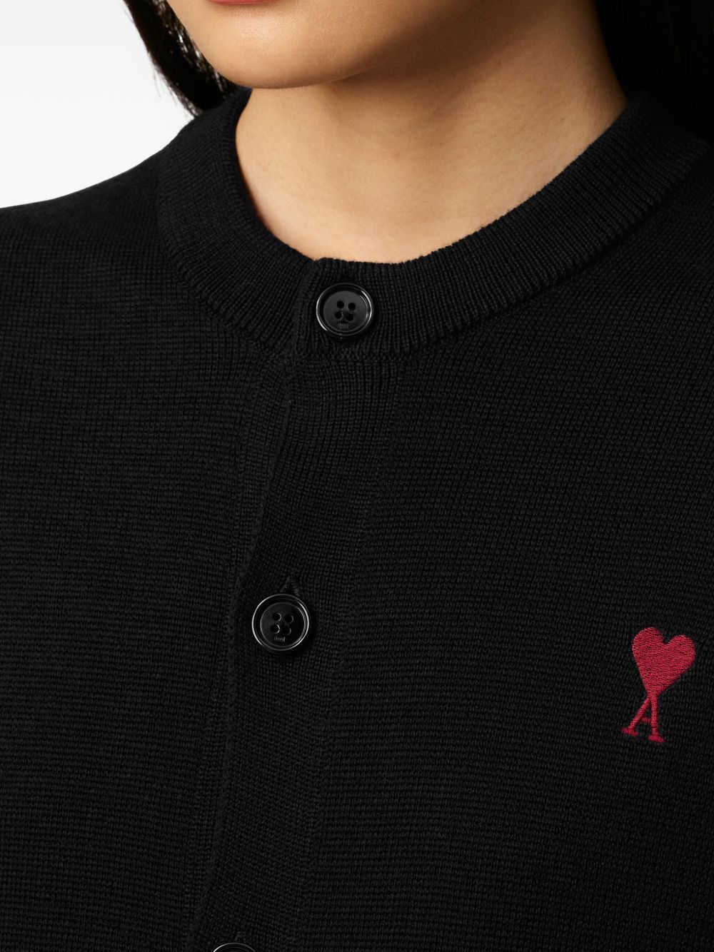 Ami Paris Sweaters Black Wool