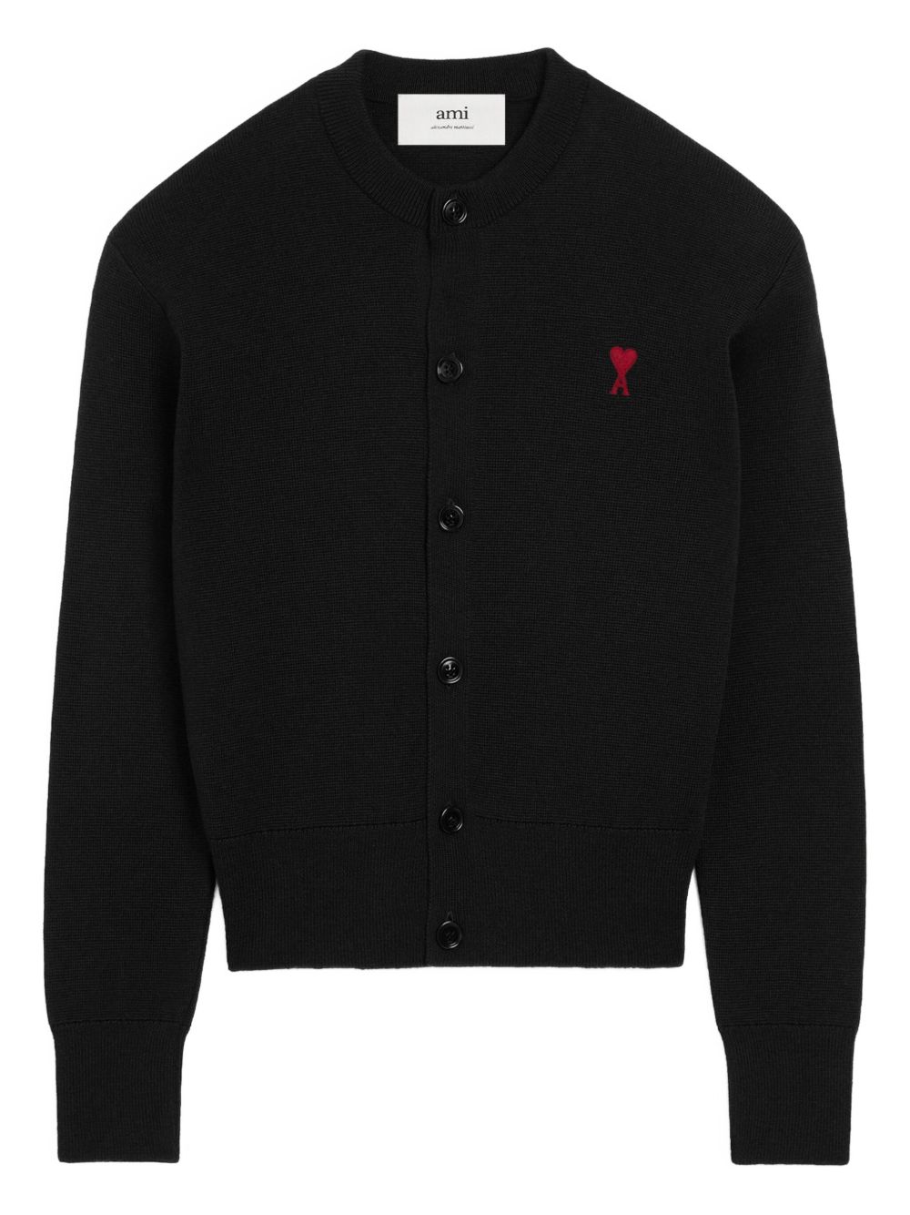 Ami Paris Sweaters Black Wool