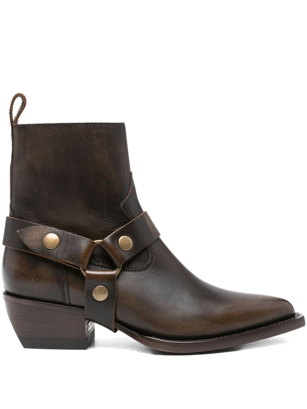 Golden Goose Boots Marrone Scuro Lining: Calf Leather
