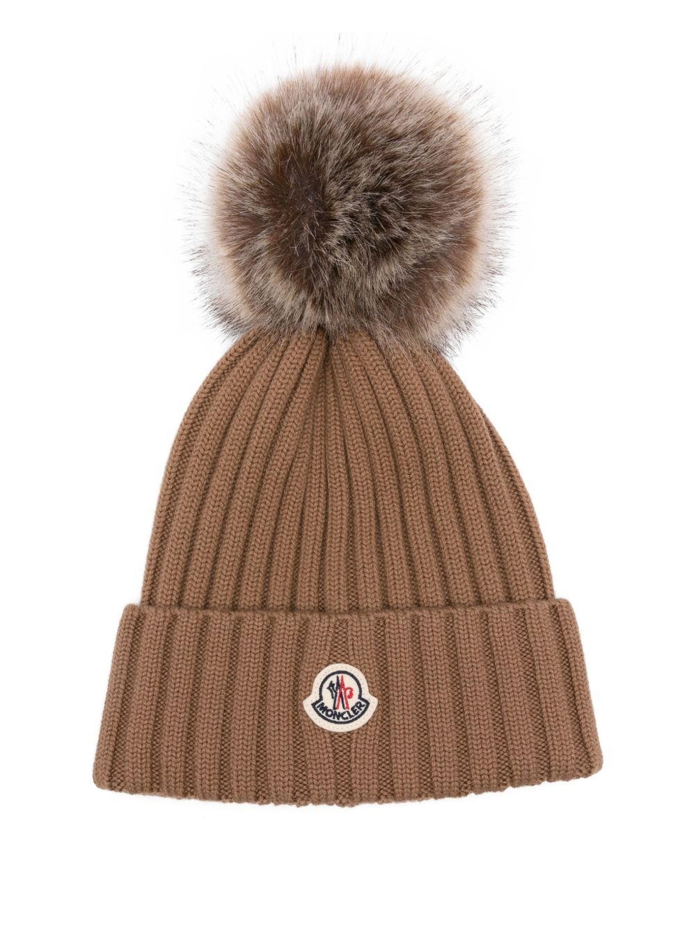Moncler Hats Beige Virgin Wool
