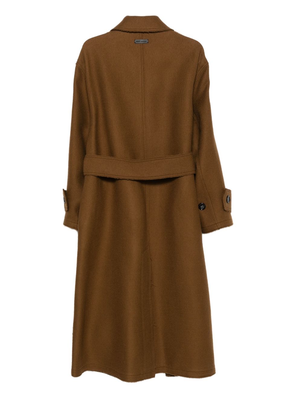 Ami Paris Coats Brown Fabric
