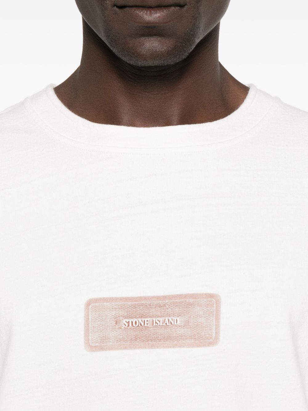 Stone Island T-Shirts And Polos White Cotton
