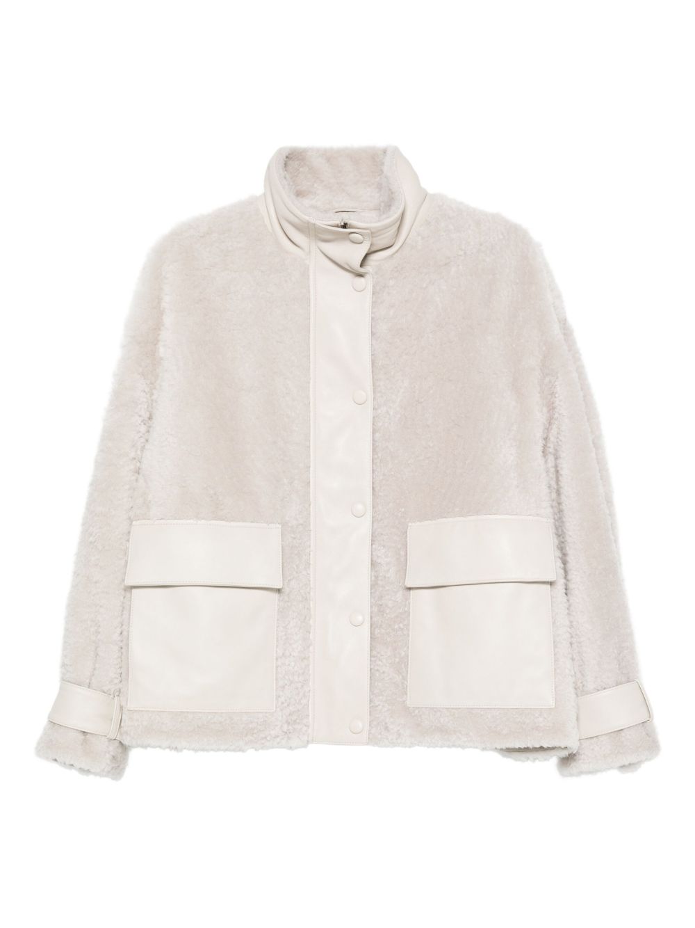 Emporio Armani Jackets Avorio Lamb Skin