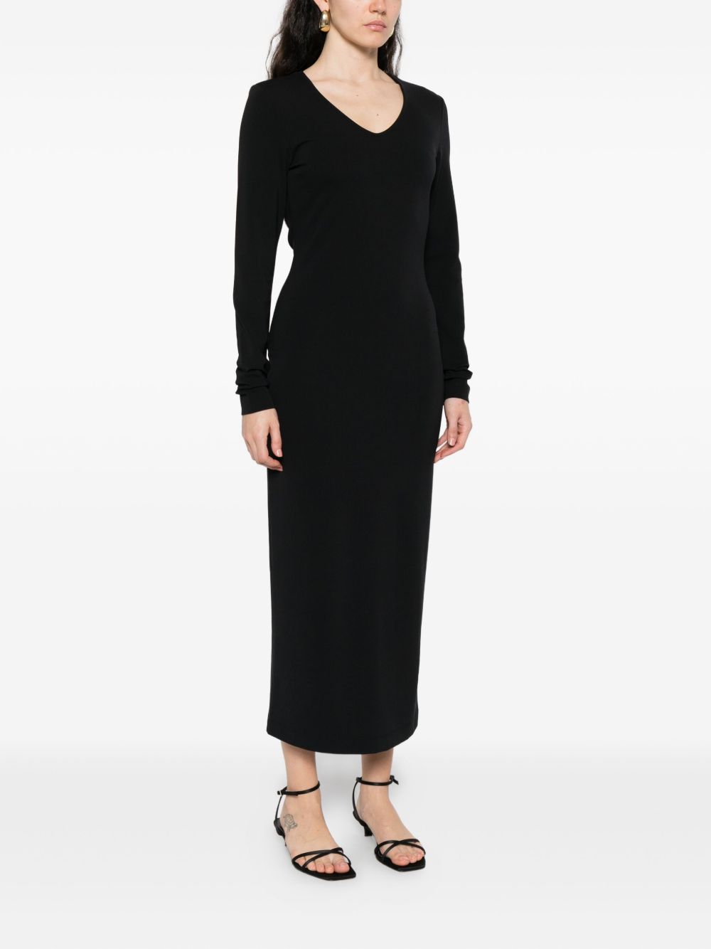 Emporio Armani Dresses Nero Polyamide