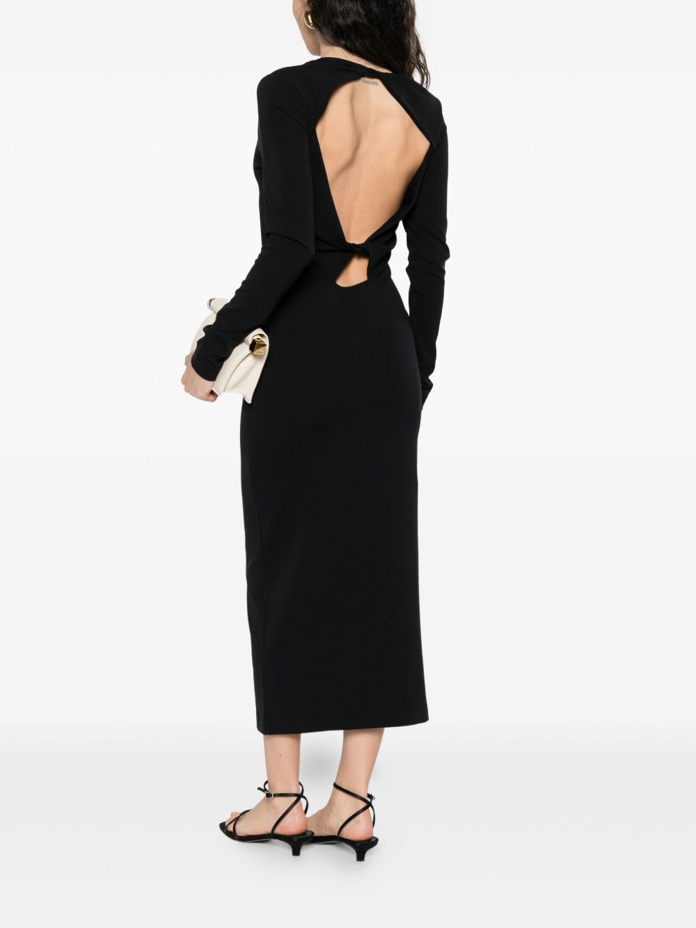 Emporio Armani Dresses Nero Polyamide